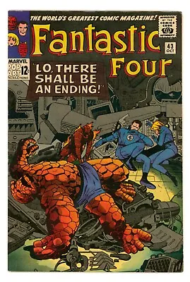 Buy Fantastic Four #43 VFN- 7.5 Versus The Frightful Four • 99£