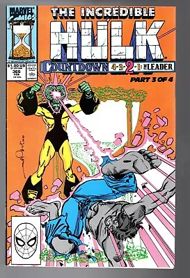 Buy The Incredible Hulk #366 - Marvel 1990 - Bagged Boarded - Vf-(7.5) • 4.62£