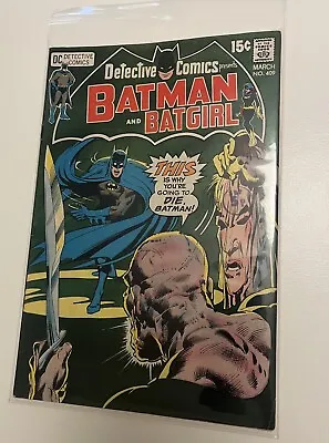 Buy Detective Comics #409 (March 1971) NEAL ADAMS COVER ART - Batman And Batgirl DC • 30£