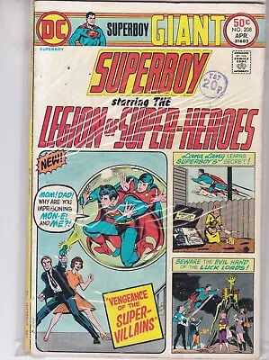 Buy Dc Comics Superboy Vol. 1 #208 April 1975 Fast P&p Same Day Dispatch • 19.99£