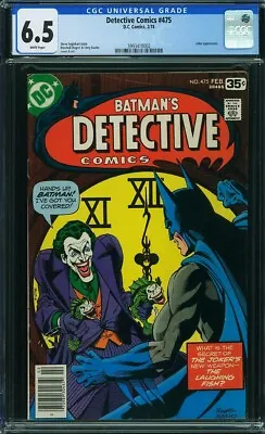 Buy Detective Comics 475  Cgc 6.5 Oww Joker B5 • 112.59£