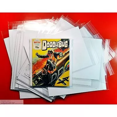 Buy Digest Series British Size SIze1 Comic Bags And Backing Sheets X 50 NEW . • 25.86£
