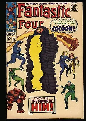 Buy Fantastic Four #67 FN+ 6.5 1st Appearance HIM/Adam Warlock! Stan Lee! Marvel • 101.75£