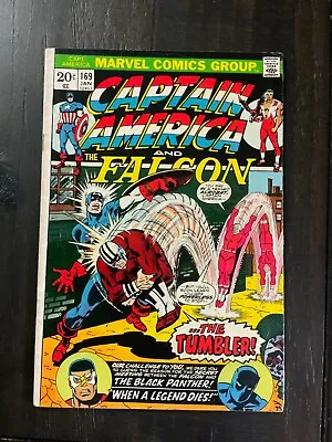 Buy Captain America #169 FN Bronze Age Comic Featuring The Black Panther! • 3.15£