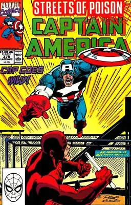 Buy Captain America (1968) # 375 (7.0-FVF) Daredevil 1990 • 4.95£