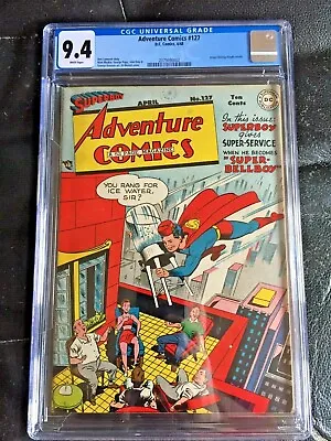 Buy ADVENTURE COMICS #127 CGC NM 9.4; White Pg!; Origin Shining Knight Retold! • 1,574.77£