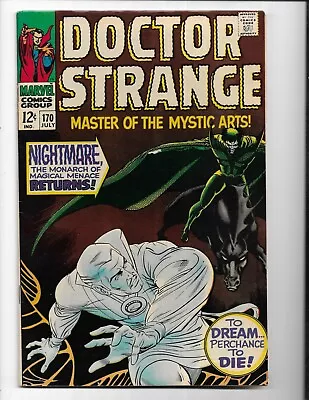 Buy Doctor Strange 170 - Vf- 7.5 - 1st Cover App Of Nightmare  - Ancient One (1968) • 51.39£