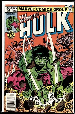 Buy 1980 Incredible Hulk #245 Newsstand Marvel Comic • 5.59£