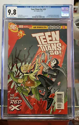 Buy TEEN TITANS GO! #23 (2005) CGC 9.8 WHITE 1st Appearance RED X In Comics DC KEY • 608.20£
