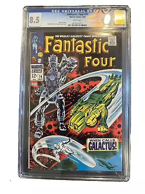 Buy Fantastic Four #74  Vf+ 8.5  Cgc   Galactus And Silver Surfer App.  • 225.32£