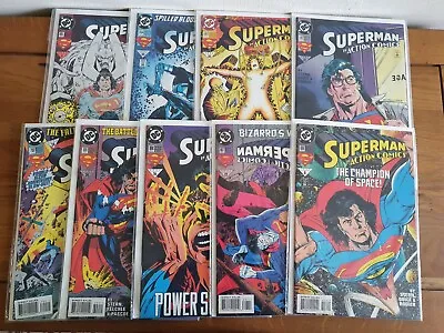 Buy Superman In Action Comics     #692 - 700   9 Comics     1994      DC • 18£