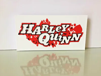 Buy Harley Quinn V3 Movie Display Collectible Logo Text Comic Books DC Hench Woman J • 13.25£