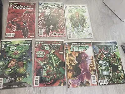 Buy Green Lantern Corps New 52 Comics Lot (New Guardians, Red Lanterns, Corps) X7 • 8£