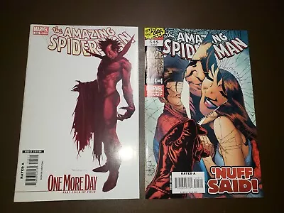 Buy Amazing Spider-Man # 545 Comic Book Lot Of 2 Variant Djurdjevic & Quesada Covers • 11.85£