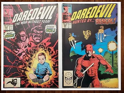 Buy Daredevil The Man Without Fear #258 & 264 VF+ 1988 (2 Books) • 8.77£