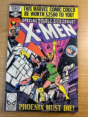 Buy Uncanny X-Men #137 Death Of Phoenix Double Size Issue 1980 Marvel • 40£