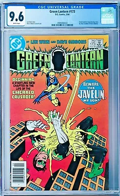 Buy Green Lantern #173 CGC 9.6 (Feb 1984, DC) Len Wein Story, 1st Javelin App. • 97.54£
