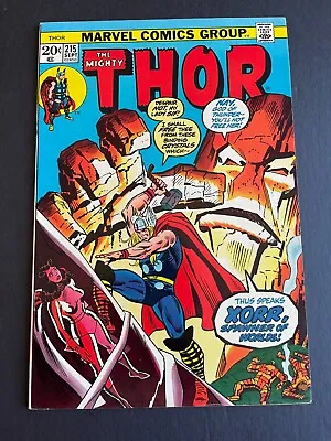 Buy  Thor #215 -Origin Of Xorr The God-Jewel (Marvel, 1973) VF+ • 12.46£