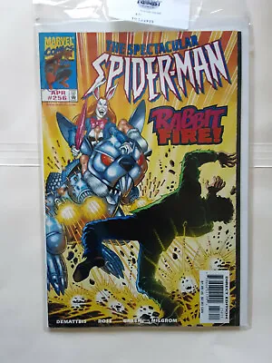 Buy Marvel The Spectacular Spider-Man April #256 Comic White Rabbit L@@K L@@K • 5.91£