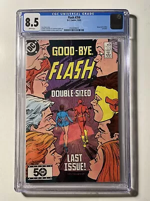 Buy Flash #350 CGC 8.5 1985 Return Of Iris Allen. End Of Barry Allen Run. • 20.02£