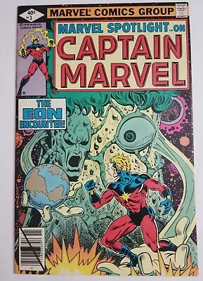Buy Marvel Spotlight On Captain Marvel #3 (Marvel Comics, 1979) Direct • 3.95£