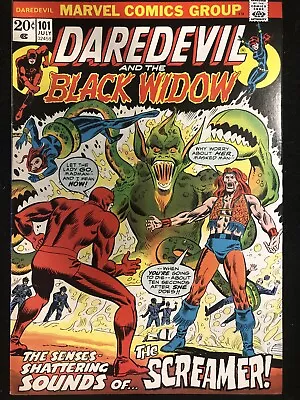 Buy Daredevil Black Widow Marvel #101 Comic Book 1973 1st Screamer • 16.33£