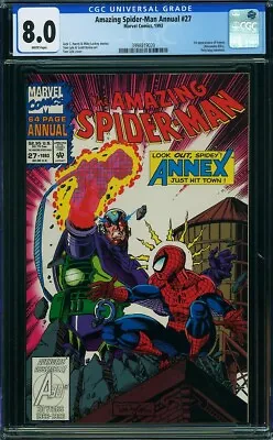Buy Amazing Spider-Man Annual #27, (Marvel, 1993) CGC 8.0 Very Fine {1st App. ANNEX} • 55.50£