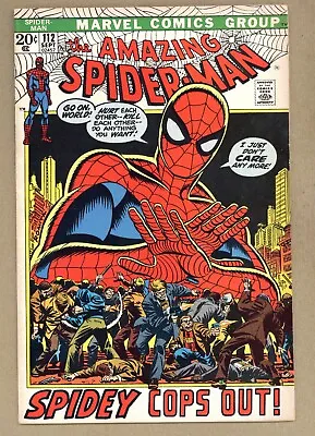 Buy Amazing Spider-Man 112 (VGF) Dr Octopus, Beetle, Gibbon 1972 Marvel Comics V915 • 23.99£