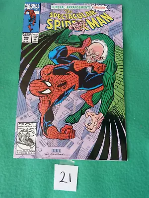Buy Marvel Comic The Spectacular Spiderman- Funeral May 92 30th Anni Ex Con (21) • 4.50£