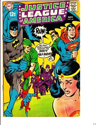 Buy Justice League Of America 66 (1968): FREE To Combine- In Very Good Condition • 7.11£