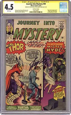Buy Thor Journey Into Mystery #99UK CGC 4.5 SS Stan Lee/Lieber 1963 1606189001 • 1,206.42£