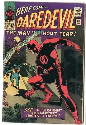 Buy Daredevil  # 10   VERY GOOD    Oct. 1965   1st App. Organizer, Cat Man, Bird Man • 36.27£