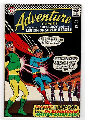 Buy Adventure Comics 345    The Execution Of Matter-Eater Lad!  • 16£