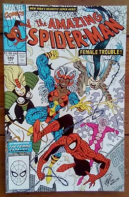 Buy The Amazing Spider-man 340, Marvel Comics, October 1990, Vf • 5.99£