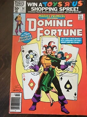 Buy MARVEL PREMIERE #56 DOMINIC FORTUNE (1980). First App. Of Dominic In Color- Good • 2.38£