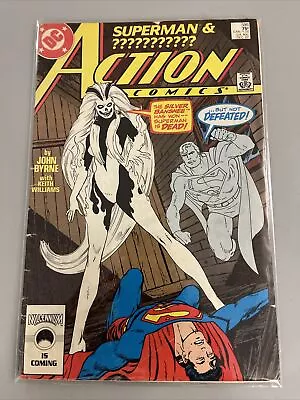 Buy Superman Action Comics #595 1987 First App Silver Banshee DC Comics Key Issue • 5£