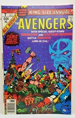 Buy Avengers King Size Annual #7 VF/NM Marvel Comic Book Thanos Warlock Iron Man • 79.91£
