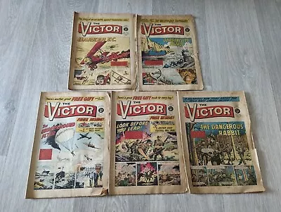 Buy 5x The Victor Comics No. 292, 338, 418, 419, 498 (1966 1967 1969 1970) • 7.99£
