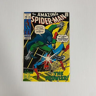 Buy Amazing Spider-Man #93 1971 NM- Cent Copy 1st App Arthur Stacy Prowler • 180£