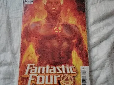 Buy Fantastic Four #1 Marvel 2018 Series Artgerm Human Torch Variant A23 • 15.77£