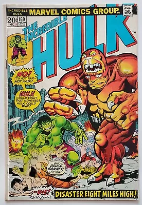Buy Incredible Hulk #169 VG   1st Series   1ST APP OF BI-BEAST!!!   KEY ISSUE!!! • 10.26£