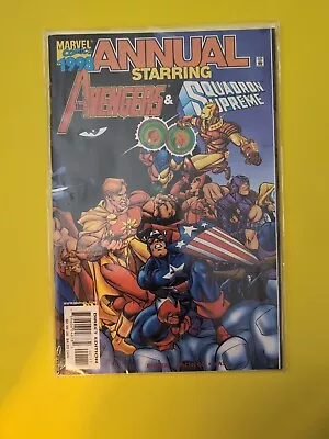 Buy Marvel Comic The Avengers Annual 1998 & Squadron Supreme $2.99 USA  • 3.99£