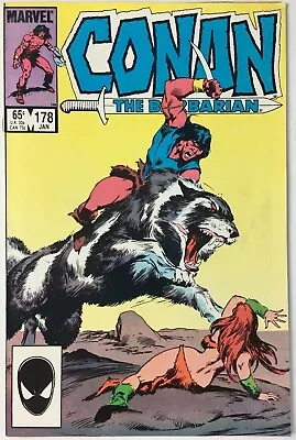 Buy Conan The Barbarian Vol 1 #178 January 1986 American Marvel Comic First Edition • 10.99£
