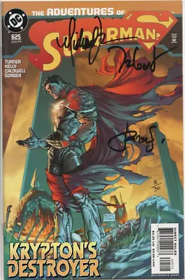 Buy ADVENTURES OF SUPERMAN #625 DYNAMIC FORCES SIGNED X3 MICHAEL TURNER DF COA #3 DC • 69.95£