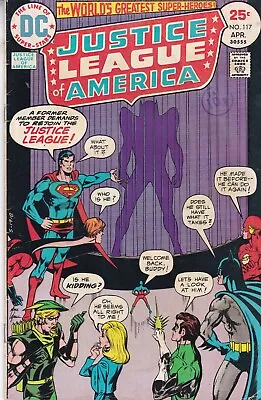 Buy Dc Comics Justice League Of America Vol. 1 #117 April 1975 Same Day Dispatch • 29.99£