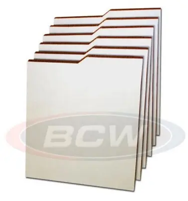 Buy New BCW (Lot Of 6) Corrugated Cardboard White Comic Book Dividers, Double Thick • 10.53£