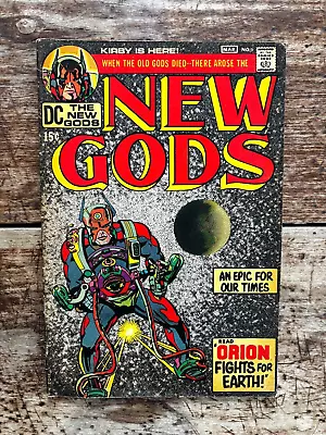 Buy Bronze Age DC Comic NEW GODS #1 - 1971 - Jack Kirby - VG/FN 5.0 • 50£
