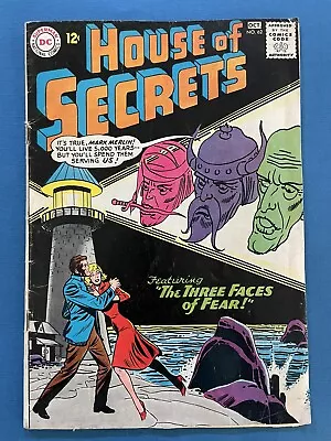 Buy 🔥🔥House Of Secrets Comic Book #63 DC Comics 1963 • 12.78£