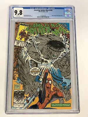 Buy Amazing Spider-Man #328 CGC 9.8 WP Copper Age 1990! Hulk Vs Spider-Man 🔑 MCU • 149.80£