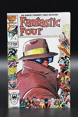 Buy Fantastic Four (1961) #296 Barry Smith 25th Anniversary Frame Cover VF/NM • 3.95£